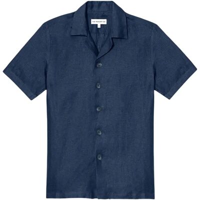 Leinenhemd The Resort Co Bleu L Homme Leinenhemd The Resort Co Bleu L Homme