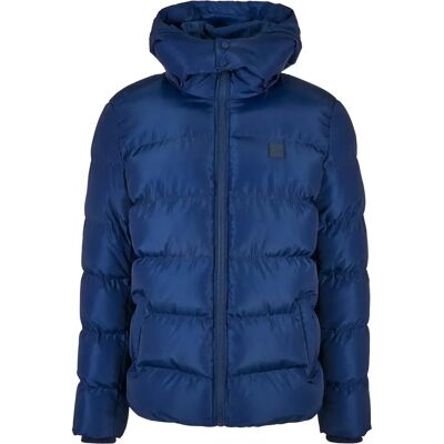 Daunenjacke mit Kapuze Urban Classics Bleu M Homme Daunenjacke mit Kapuze Urban Classics Bleu M Homme
