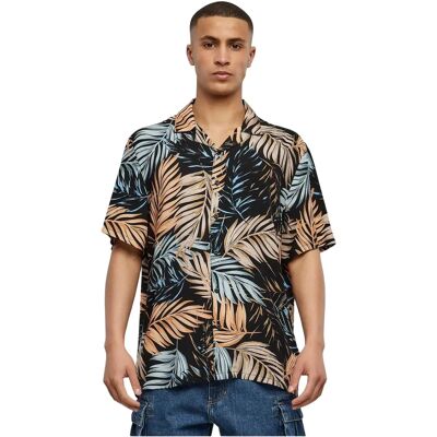 Hemd Urban Classics Viscose AOP Resort Multicolore M Homme Hemd Urban Classics Viscose AOP Resort Multicolore M Homme