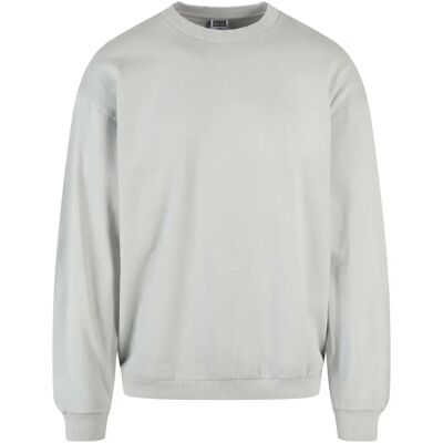 Sweatshirt Urban Classics Pigment Dyed Crew Neck Gris M Homme Sweatshirt Urban Classics Pigment Dyed Crew Neck Gris M Homme