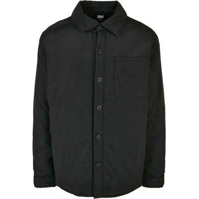 Gepolsterte Hemdjacke aus Nylon Urban Classics Noir M Homme Gepolsterte Hemdjacke aus Nylon Urban Classics Noir M Homme