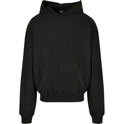 Kapuzenpullover Urban Classics Rib Terry Boxy Noir M Homme Kapuzenpullover Urban Classics Rib Terry Boxy Noir M Homme