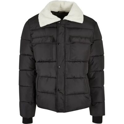 Daunenjacke mit Sherpa-Kragen Urban Classics Noir XL Homme Daunenjacke mit Sherpa-Kragen Urban Classics Noir XL Homme