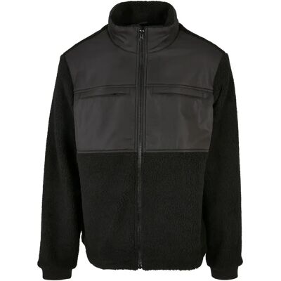 Sherpa-Fleece Urban Classics Patched GT Noir 3XL Homme Sherpa-Fleece Urban Classics Patched GT Noir 3XL Homme