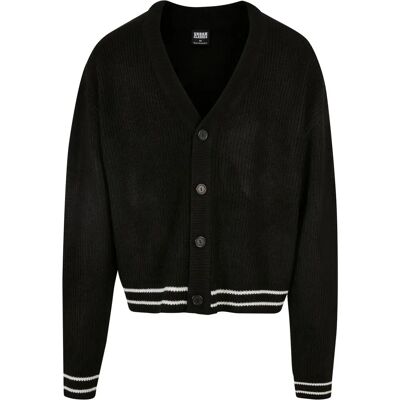 Strickjacke Urban Classics Sporty Boxy Noir M Homme Strickjacke Urban Classics Sporty Boxy Noir M Homme