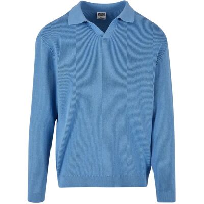 Gerippter Oversize-Pullover langarm Urban Classics Bleu 2XL Homme Gerippter Oversize-Pullover langarm Urban Classics Bleu 2XL Homme