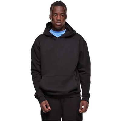 Hoodie Urban Classics Hood Embroidery Noir S Homme Hoodie Urban Classics Hood Embroidery Noir S Homme
