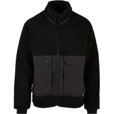 Fleece Urban Classics Sherpa Noir S Homme Fleece Urban Classics Sherpa Noir S Homme