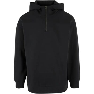 Hoodie mit Reißverschluss und Stehkragen Urban Classics Noir S Homme Hoodie mit Reißverschluss und Stehkragen Urban Classics Noir S Homme