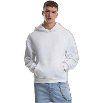 Gemütlicher Kapuzenpullover Urban Classics Blanc 4XL Homme Gemütlicher Kapuzenpullover Urban Classics Blanc 4XL Homme