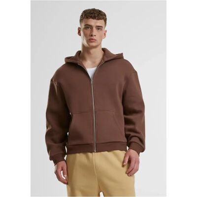 Urban Classics Zip Hoodie - Braun - EU 3XL - Sweatshirt Urban Classics Zip Hoodie - Braun - EU 3XL - Sweatshirt