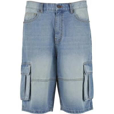 Jeans-Cargo-Bermudas Urban Classics Relaxed Bleu 42 Homme Jeans-Cargo-Bermudas Urban Classics Relaxed Bleu 42 Homme