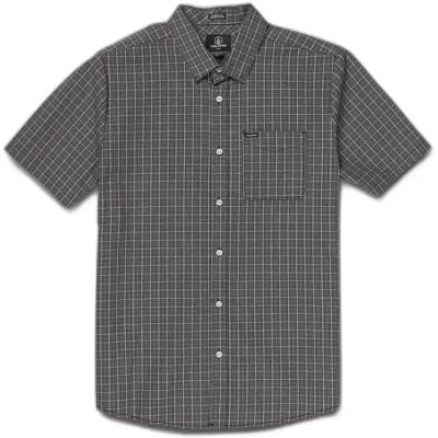 Hemd Mini gewebtes Karo Volcom Noir M Homme Hemd Mini gewebtes Karo Volcom Noir M Homme