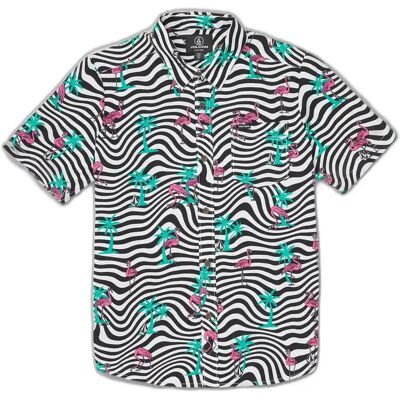 Kinderhemd Volcom Flamingbros SS Blanc 10 ans Homme Kinderhemd Volcom Flamingbros SS Blanc 10 ans Homme