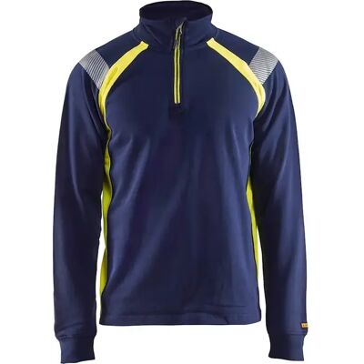 Sweatshirt mit Trucker-Kragen Details Blaklader Blau 4XL Homme Sweatshirt mit Trucker-Kragen Details Blaklader Blau 4XL Homme