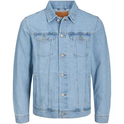 Jeansjacke Jack & Jones MF 023 Blau L Homme Jeansjacke Jack & Jones MF 023 Blau L Homme