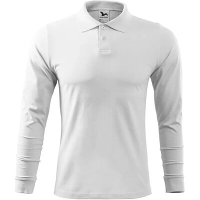 Langärmeliges Polo-Shirt Malfini Single J. 211 Blanc XL Homme Langärmeliges Polo-Shirt Malfini Single J. 211 Blanc XL Homme