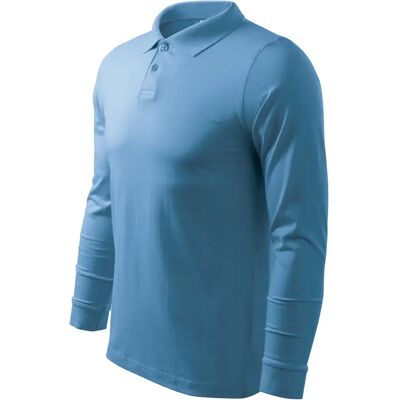 Langärmeliges Polo-Shirt Malfini Single J. 211 Bleu XL Homme Langärmeliges Polo-Shirt Malfini Single J. 211 Bleu XL Homme