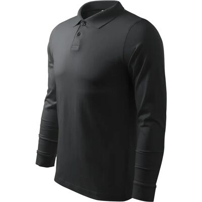 Langärmeliges Polo-Shirt Malfini Single J. 211 Gris 2XL Homme Langärmeliges Polo-Shirt Malfini Single J. 211 Gris 2XL Homme