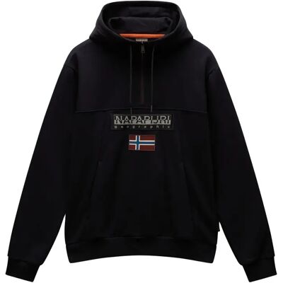 Pullover Napapijri Burgee HZH Schwarz L Homme Pullover Napapijri Burgee HZH Schwarz L Homme