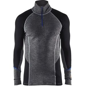 Sweatshirt mit Reißverschlusskragen, Damen Blaklader Warm Gris S Homme Sweatshirt mit Reißverschlusskragen, Damen Blaklader Warm Gris S Homme