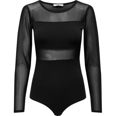 Body mit langen Ärmeln, Damen Only Esther Schwarz L Femme Body mit langen Ärmeln, Damen Only Esther Schwarz L Femme