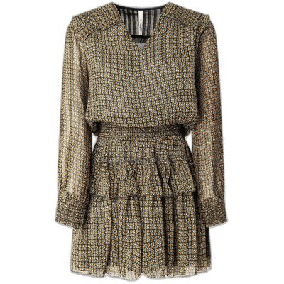 Kleid Frau Pepe Jeans Lara Bunt XS Femme Kleid Frau Pepe Jeans Lara Bunt XS Femme