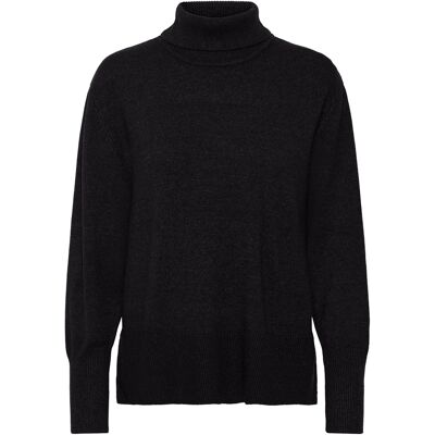Pullover mit Rollkragen Damen Pulz Jeans Steffi Schwarz XS Femme Pullover mit Rollkragen Damen Pulz Jeans Steffi Schwarz XS Femme
