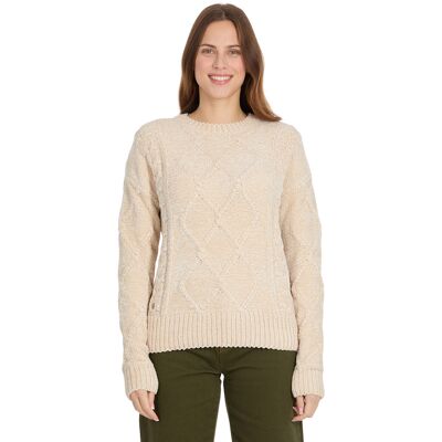 Pullover mit Rundhalsausschnitt Damen Ragwear Jannina Beige XS Femme Pullover mit Rundhalsausschnitt Damen Ragwear Jannina Beige XS Femme