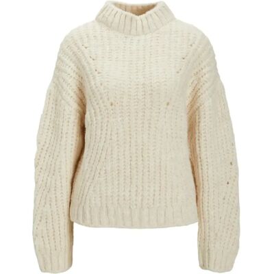 Pullover mit langen Ärmeln, Damen JJXX maxime Blanc XS Femme Pullover mit langen Ärmeln, Damen JJXX maxime Blanc XS Femme