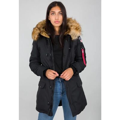 Parka Damen Alpha Industries Polar Noir L Femme Parka Damen Alpha Industries Polar Noir L Femme