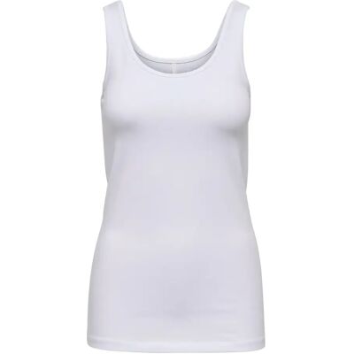 Tanktop für Damen Only Live love life Blanc L Femme Tanktop für Damen Only Live love life Blanc L Femme