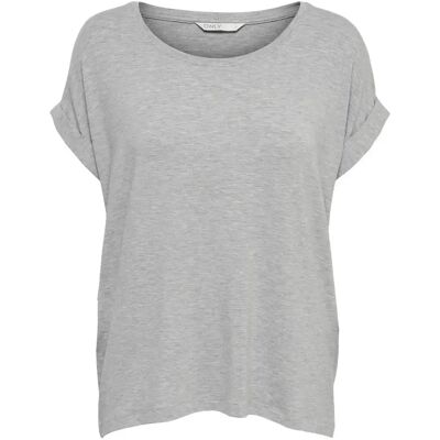 Damen-T-Shirt Only Moster Kurzärmelig Rundhalsausschnitt Gris XS Femme Damen-T-Shirt Only Moster Kurzärmelig Rundhalsausschnitt Gris XS Femme