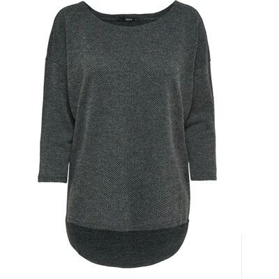 Damen-T-Shirt Only Alba mit 3/4 Ärmeln Gris S Femme Damen-T-Shirt Only Alba mit 3/4 Ärmeln Gris S Femme