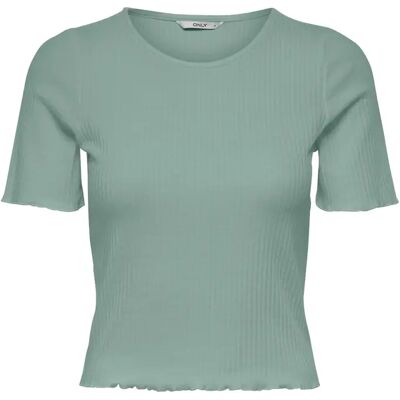 Kurzarm-T-Shirt Frau Only onlemma Vert M Femme Kurzarm-T-Shirt Frau Only onlemma Vert M Femme