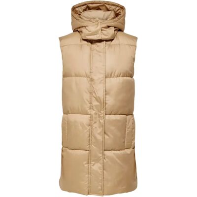 Weste Frau Only onldemy padded Beige L Femme Weste Frau Only onldemy padded Beige L Femme