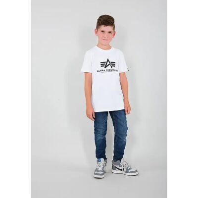 T-Shirt Alpha Industries Blanc 14 ans Mixte T-Shirt Alpha Industries Blanc 14 ans Mixte