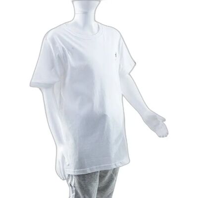 T-Shirt Alpha Industries Basic Small Logo Blanc 14 ans Mixte T-Shirt Alpha Industries Basic Small Logo Blanc 14 ans Mixte