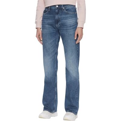 Jeans mit hoher Taille Damen Calvin Klein Bleu 34x32 Femme Jeans mit hoher Taille Damen Calvin Klein Bleu 34x32 Femme