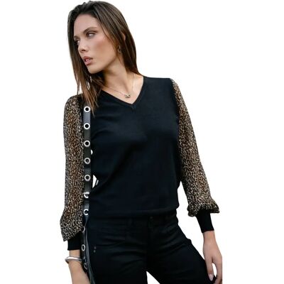 Pullover Damen Freeman T Porter Laonie Zig Zag Noir M Femme Pullover Damen Freeman T Porter Laonie Zig Zag Noir M Femme