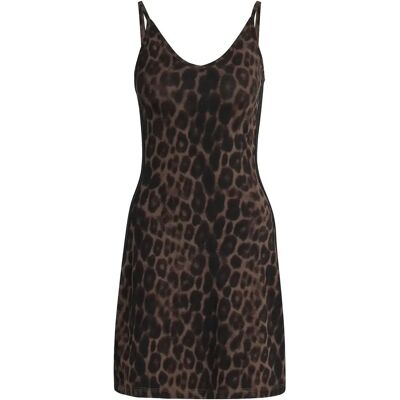 Leopardenmuster Kleid für Damen adidas Essentials Multicolore L Femme Leopardenmuster Kleid für Damen adidas Essentials Multicolore L Femme