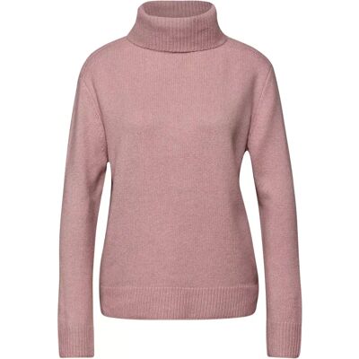 Pullover mit Rollkragen Cecil Cosy Rose 38 Mixte Pullover mit Rollkragen Cecil Cosy Rose 38 Mixte