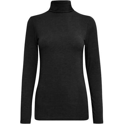 T-Shirt Rollkragen Frau b.young pamila Noir XS Femme T-Shirt Rollkragen Frau b.young pamila Noir XS Femme