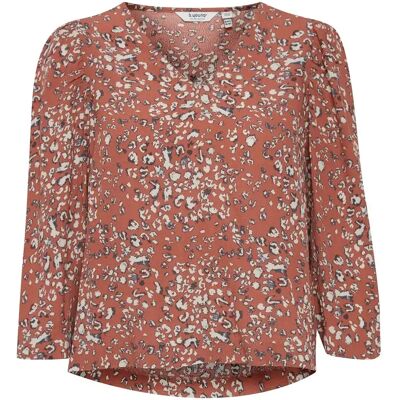 Damenbluse b.young Byflaminia Leo Marron 34 Femme Damenbluse b.young Byflaminia Leo Marron 34 Femme