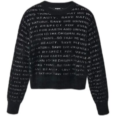 Pullover Frau Desigual I wonder Noir L Femme Pullover Frau Desigual I wonder Noir L Femme