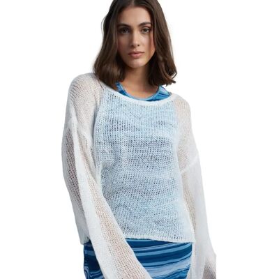 Strickpullover, Damen 24 Colours Blanc 38 Femme Strickpullover, Damen 24 Colours Blanc 38 Femme