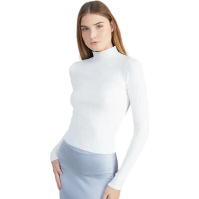 Pullover, gerippt, Damen 24 Colours Blanc 42 Femme Pullover, gerippt, Damen 24 Colours Blanc 42 Femme