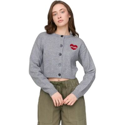 Strickjacke, Damen 24 Colours Gris 34 Femme Strickjacke, Damen 24 Colours Gris 34 Femme