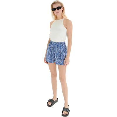 Damen Shorts mit Blumenmuster 24 Colours Bleu 40 Femme Damen Shorts mit Blumenmuster 24 Colours Bleu 40 Femme