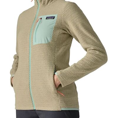 Damen Full-Zip-Pullover Patagonia Air Beige XS Femme Damen Full-Zip-Pullover Patagonia Air Beige XS Femme